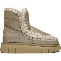 Mou for woman. MU.FW531002B Eskimo 18 bounce special leather (41), Gold, Silver, 5 to 8 cm, None, Casual