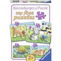 Ravensburger Puslespill - My First - 4 forskjellige - søte kjæle - - OneSize - Puslespill