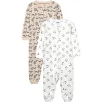Pippi Nattdrakter - 2-pack - Regnværsdag - - 74 - Jumpsuit