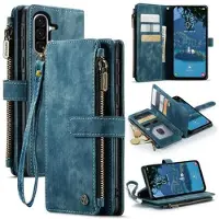 CASEME Samsung Galaxy A17 C30 Multifunksjonell Lommebok-deksel - Blå