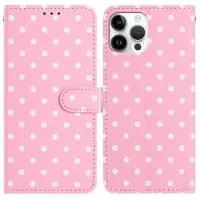 Mtp Products iPhone 16 Pro lommebokveske med prikkmønster - rosa