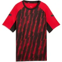 Puma individualLIGA Graphic Football Jersey Youth, Shop, Red/White/Black, 11-12Y