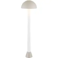Globo Gulvlampe Merlin, sand/hvit, metall, 150 cm høy, E27