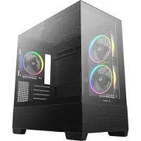 DeepCool CG380 3F - Kabinett - Minitower - Svart