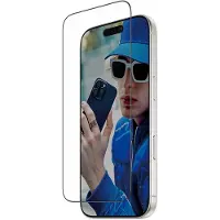 PanzerGlass - Skjermbeskyttelse for mobiltelefon - ultra-bred passform med FASTFIT IN-A-BOX - glass - rammefarge svart - for Apple iPhone 17 Pro