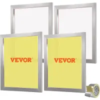 Vevor Screen Printing Kit Silke Screen Printing Ramme 20x24in 355 Count Mesh 4stk