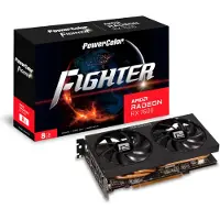PowerColor Fighter Radeon RX 7600 - Grafikkort - Radeon RX 7600 - 8 GB GDDR6 - PCIe 4.0 x8 - 3 x DisplayPort, HDMI