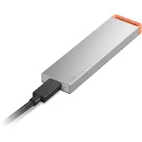 Lenovo PS8S - SSD - 1 TB - ekstern (bærbar) - USB 3.2 Gen 2 (USB-C kontakt) - kjølig grå