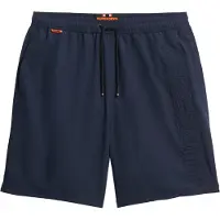 Superdry for man. M3010246A Premium navy embroidered swimming costume (M), Beachwear, Recycled Polister, Sustainable
