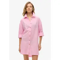 Superdry Ibiza Longline Beach Skjorte Med Lange Ermer