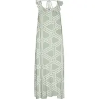 Vero Moda Easy Joy Frill Ermeløs Lang Kjole