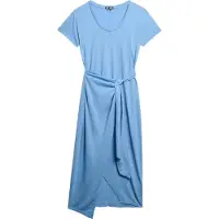Superdry Slub Wrap Kort Ermet Kjole