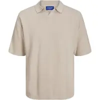 Jack & Jones Linen Knit Kortermet Poloskjorte