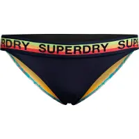 Superdry for woman. W3010401A Bikini bottoms with logo Classics black (M), Beachwear, Recycled Polister, Sustainable