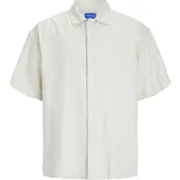 Jack & Jones Faro Linen Oversized Kortarmet Skjorte