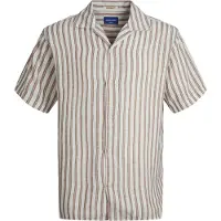 Jack & Jones Noto Stripe Resort Kortarmet Skjorte