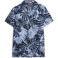 Superdry Open Collar Print Kortarmet Skjorte