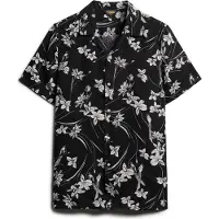 Superdry Open Collar Print Kortarmet Skjorte