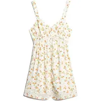 Superdry Lace Trim Ermeløs Kort Kjole