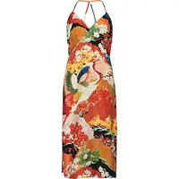 Superdry Vintage Midi Halter Slip Ermeløs Kjole
