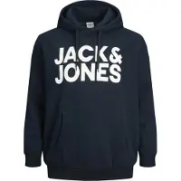 Jack & Jones Crop Logo Plus Size Hettegenser