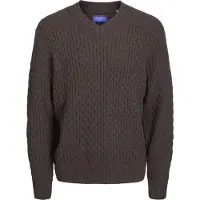 Jack & Jones Cosy Cable V-hals Genser