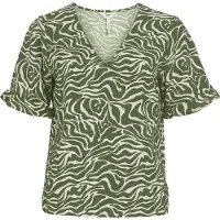 Object Seline Kort Ermet Bluse