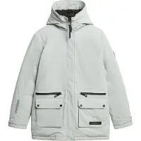 Superdry for woman. W5011732A Quilted city parka grey (M), Casual, Synthetic