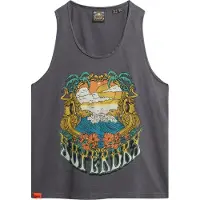 Superdry for woman. W6012045A T-shirt Psych Surf grey (S), Casual, Sleeveless / Straps, Organic Cotton, Sustainable