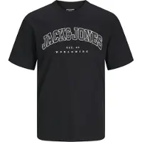 Jack & Jones T-skjorte - JjeCaleb - Black - - 8 år (128) - T-skjorte