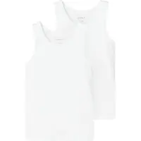 Name It Kids Undertrøye - Noos - NkmTank - 2-pack - Bright White - - 9-10 år (134-140) - Undertrøye