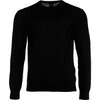 Armani Exchange for man. 8NZM3AZM8AZ1200 Pullover black soft yarn (XL), Casual, Wool
