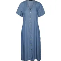 Vero Moda Liliana Calf Kortermet Lang Kjole