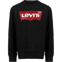 Levi's Kids Collegegenser - Flaggermusvinge - Svart - - 16 år (176) - Collegegenser