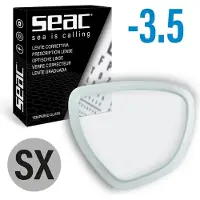 Seac Sub X Eagle Venstre Styrke Glass