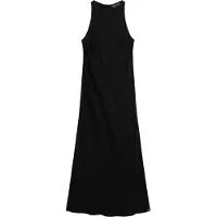 Superdry Satin Racer Ermeløs Lang Kjole