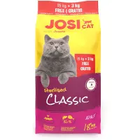 JosiCat 15 + 3 kg gratis! 18 kg Sterilised Classic laks - 15 + 3 kg