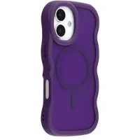 Mtp Products iPhone 17 Bølgekant magnetisk hybrid-deksel - Lilla