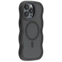 Mtp Products iPhone 14 Pro Max Bølgekant magnetisk hybrid-deksel - svart
