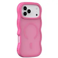 Mtp Products iPhone 17 Pro Max Bølgekant magnetisk hybrid-deksel - varm rosa