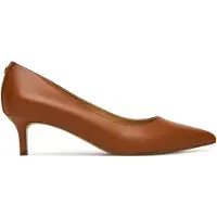 Lauren-ftw for woman. 802P09030002 Brown leather Adrienne court shoe (37.5), Beige, 3 to 5 cm, None, Casual, Classic