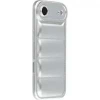 Mtp Products iPhone Air Pufferjakke Støtsikkert TPU-deksel - Sølv
