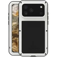 Love Mei iPhone 17 Pro Max Powerful Hybrid-deksel - Hvit