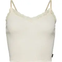Superdry Vintage Rib Lace Trim Cami Ermeløs Topp