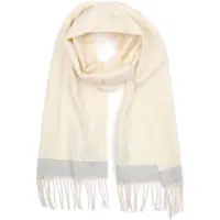 Suitable Skjerf Softfeel Off-white Grå