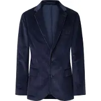 Hackett London for man. HM470485 Navy Cord Jacket (44/32), Casual, Party, Cotton, Classic, Long sleeve