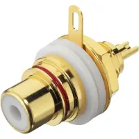 Monacor T-710GI phono-tilkoblingshylse