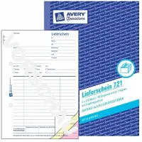 Avery 721, Blå, Hvit, Papir, 148 mm, 210 mm