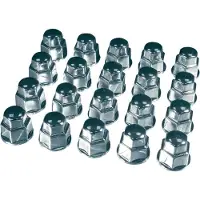 HP Autozubehör HP hjulbolt-kapsel 82.712 passer til 17 mm krom plast