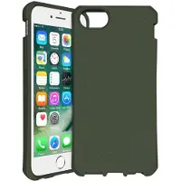 Itskins Feronia Bio - Baksidedeksel for mobiltelefon - bioplast - kaki - for Apple iPhone 6, 6s, 7, 8